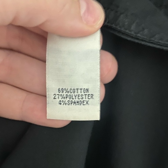 Kenneth Cole EUC black utility button down belted shirt dress size 8 - Picture 5 of 6